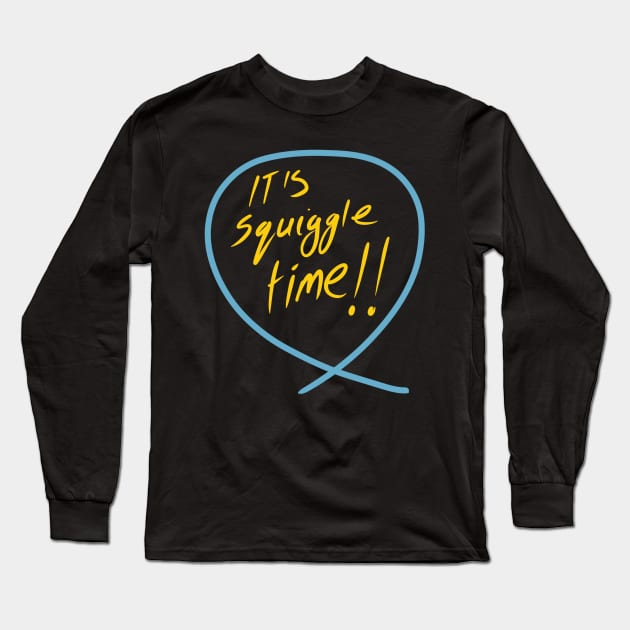 It’s squiggle time Long Sleeve T-Shirt by stephenignacio